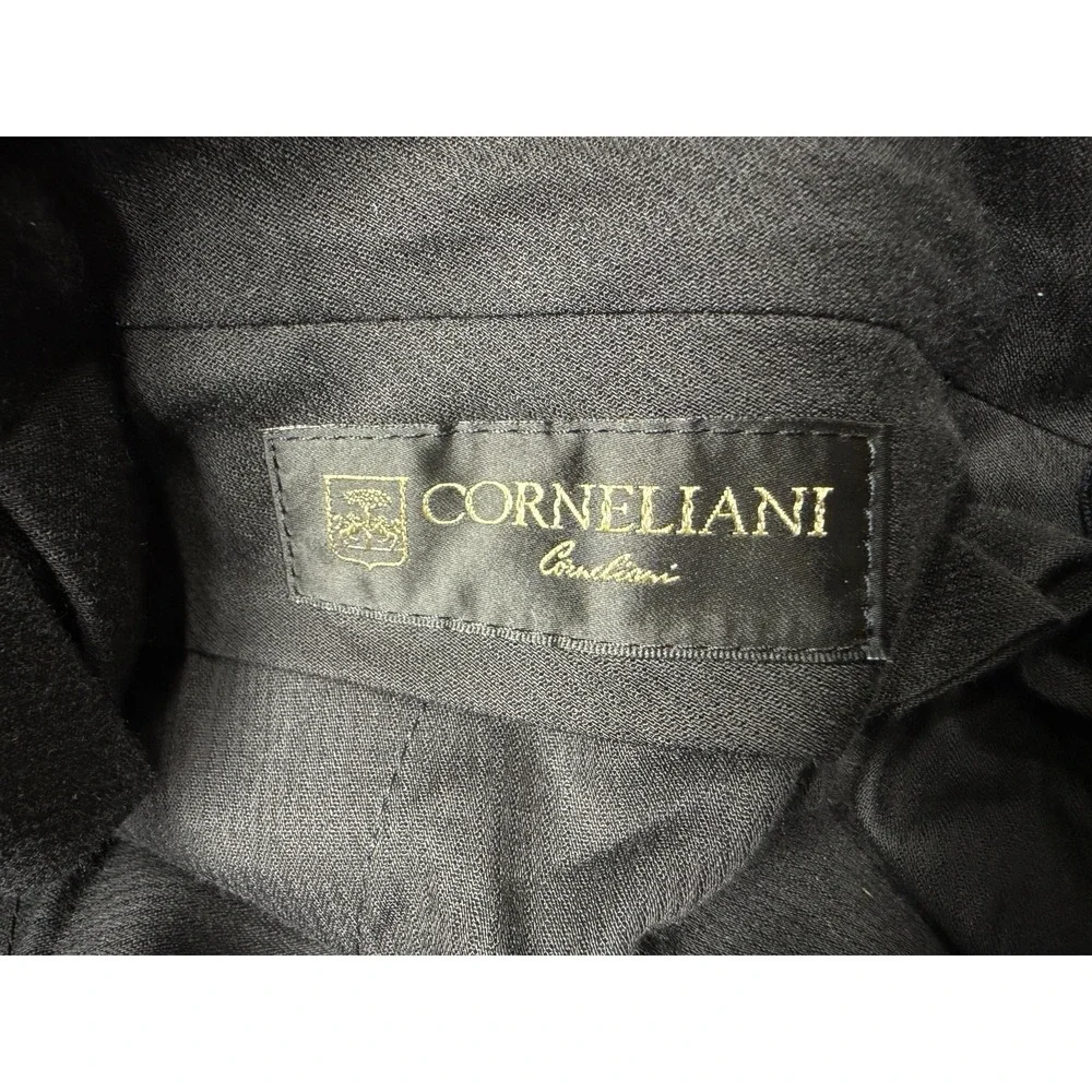 Corneliani Master Men's 40X32 Dark Navy Blue Italian Wool Dress Pants Trousers